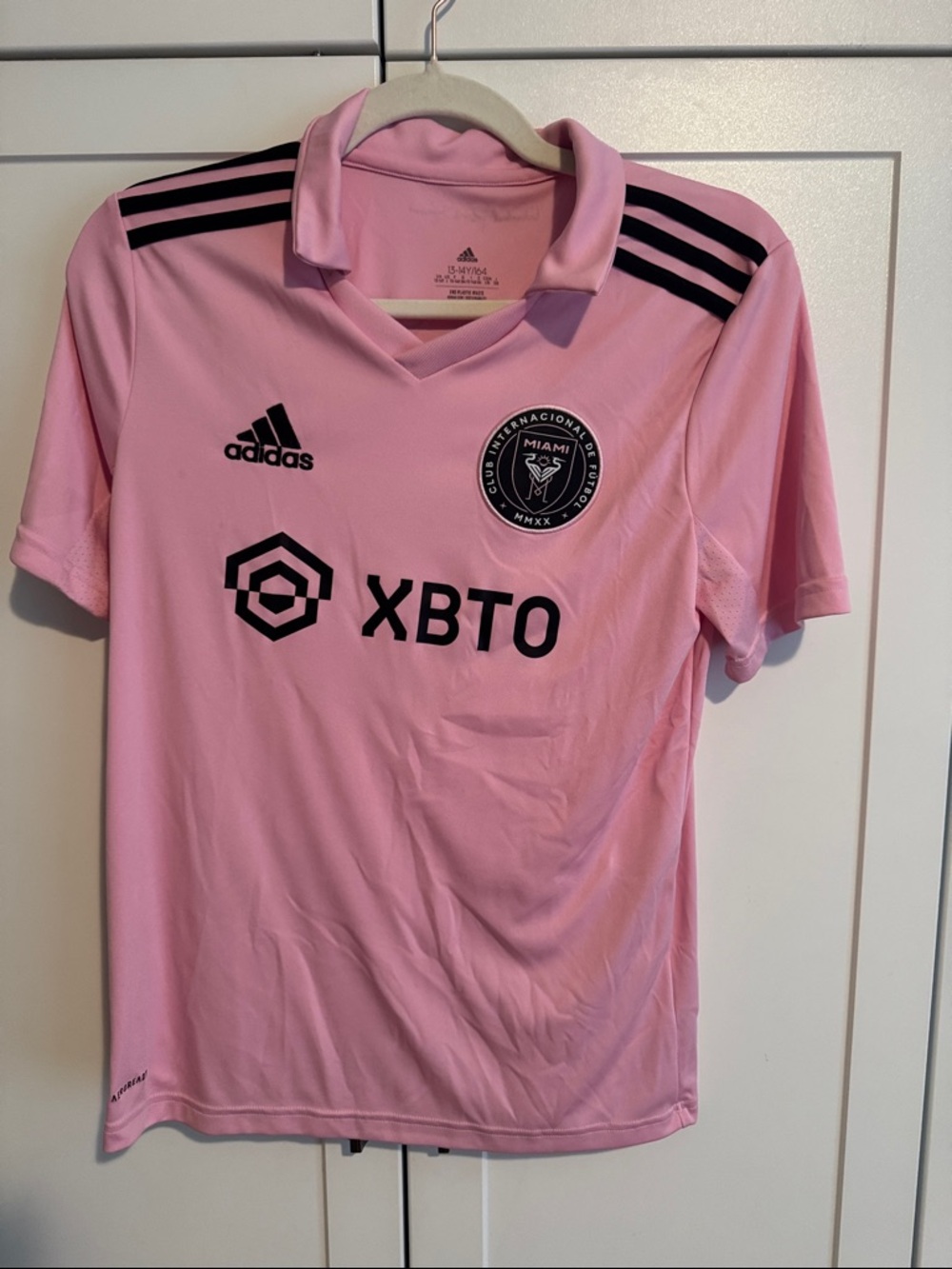 adidas Messi Pink Inter Miami Home Jersey